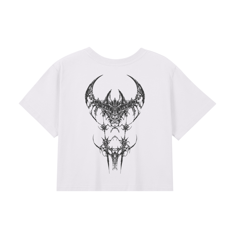 v001 Crop Top White