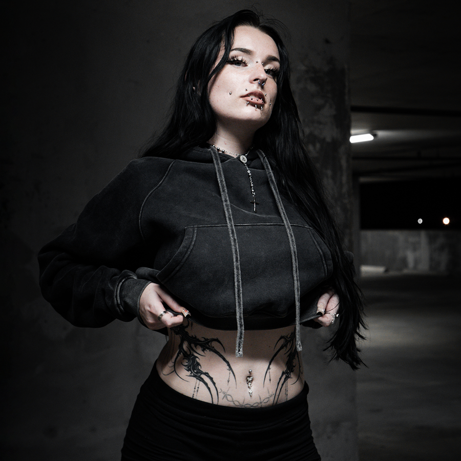 002  Cropped Hoodie