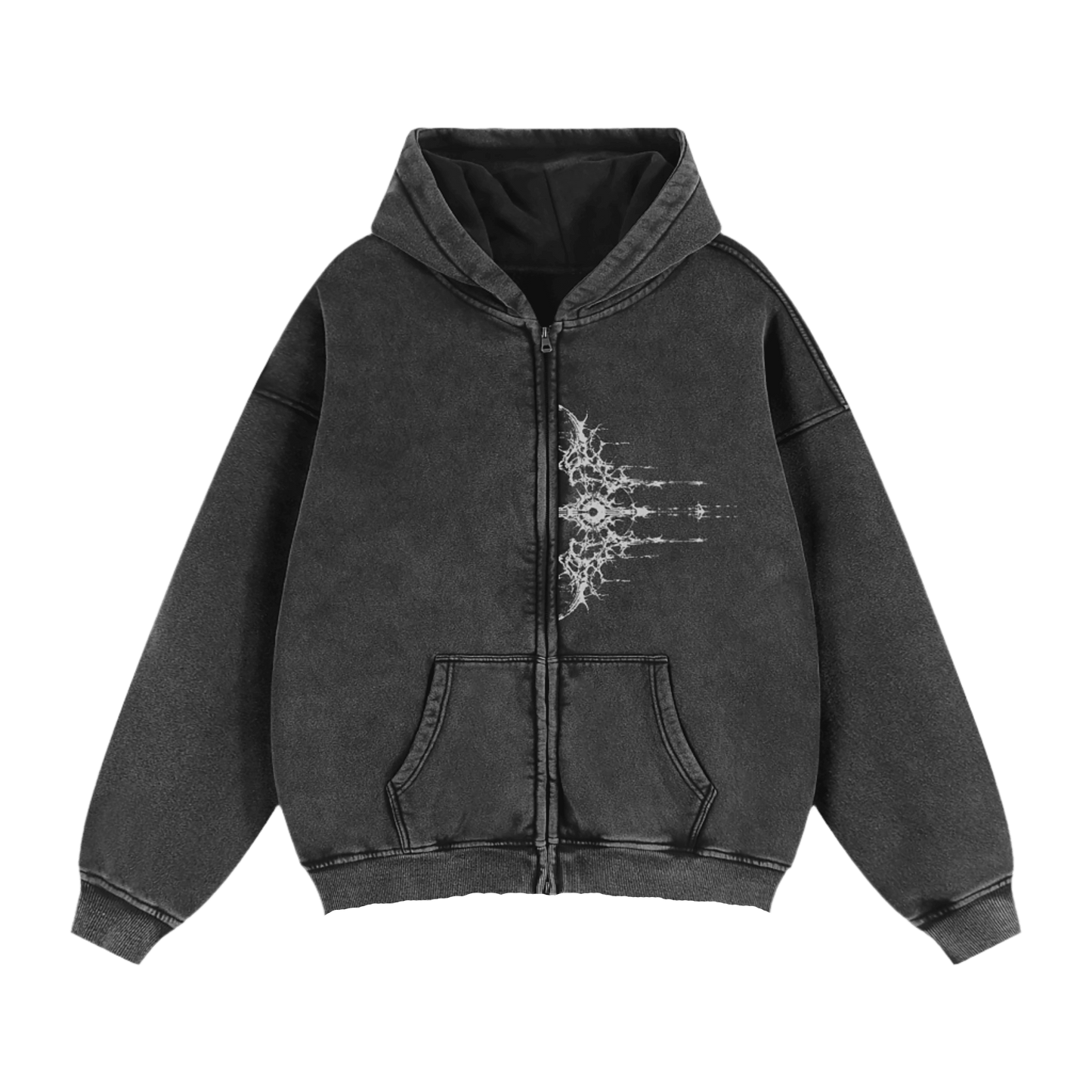 002 Zip-Through Hoodie