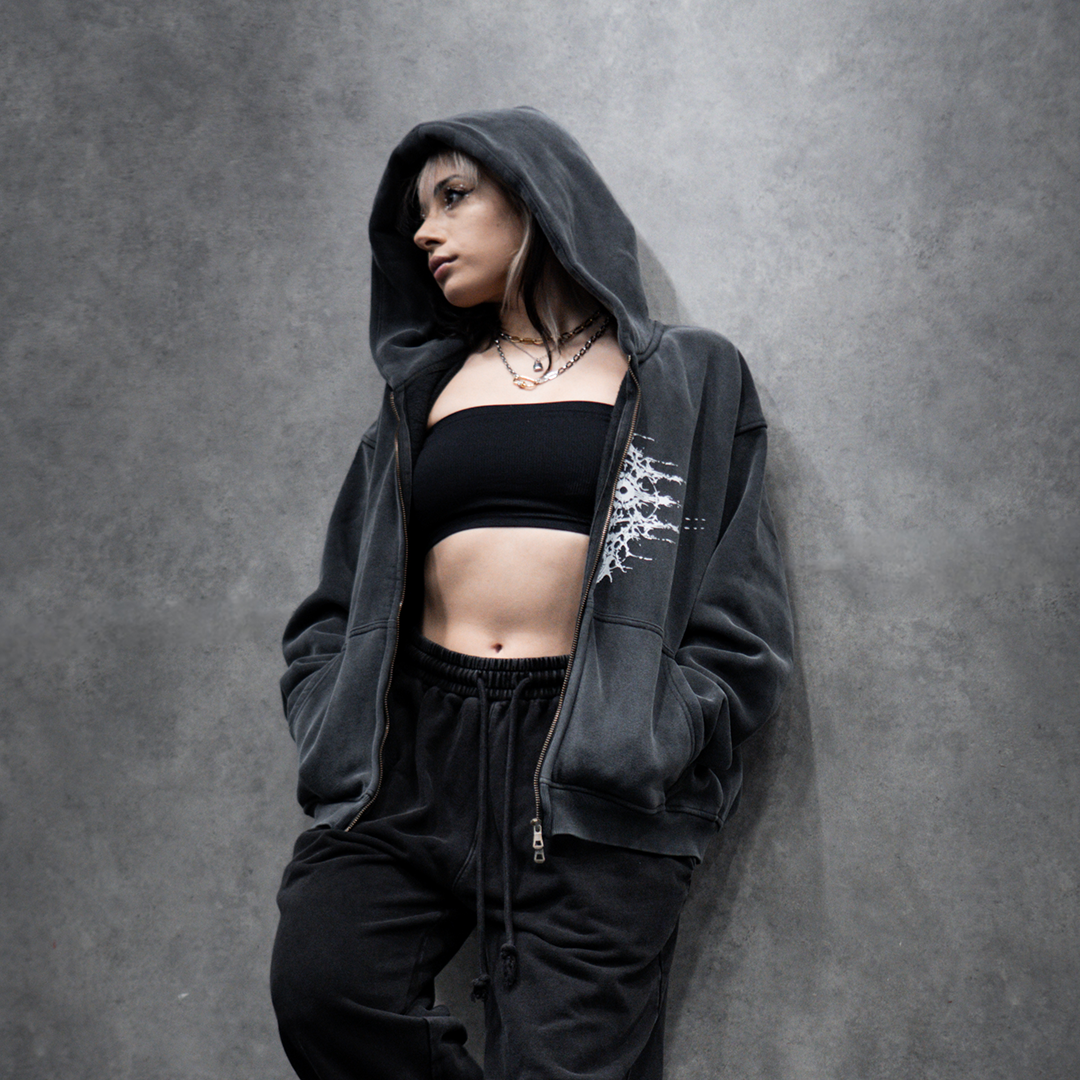 v002 Zip-Through Hoodie